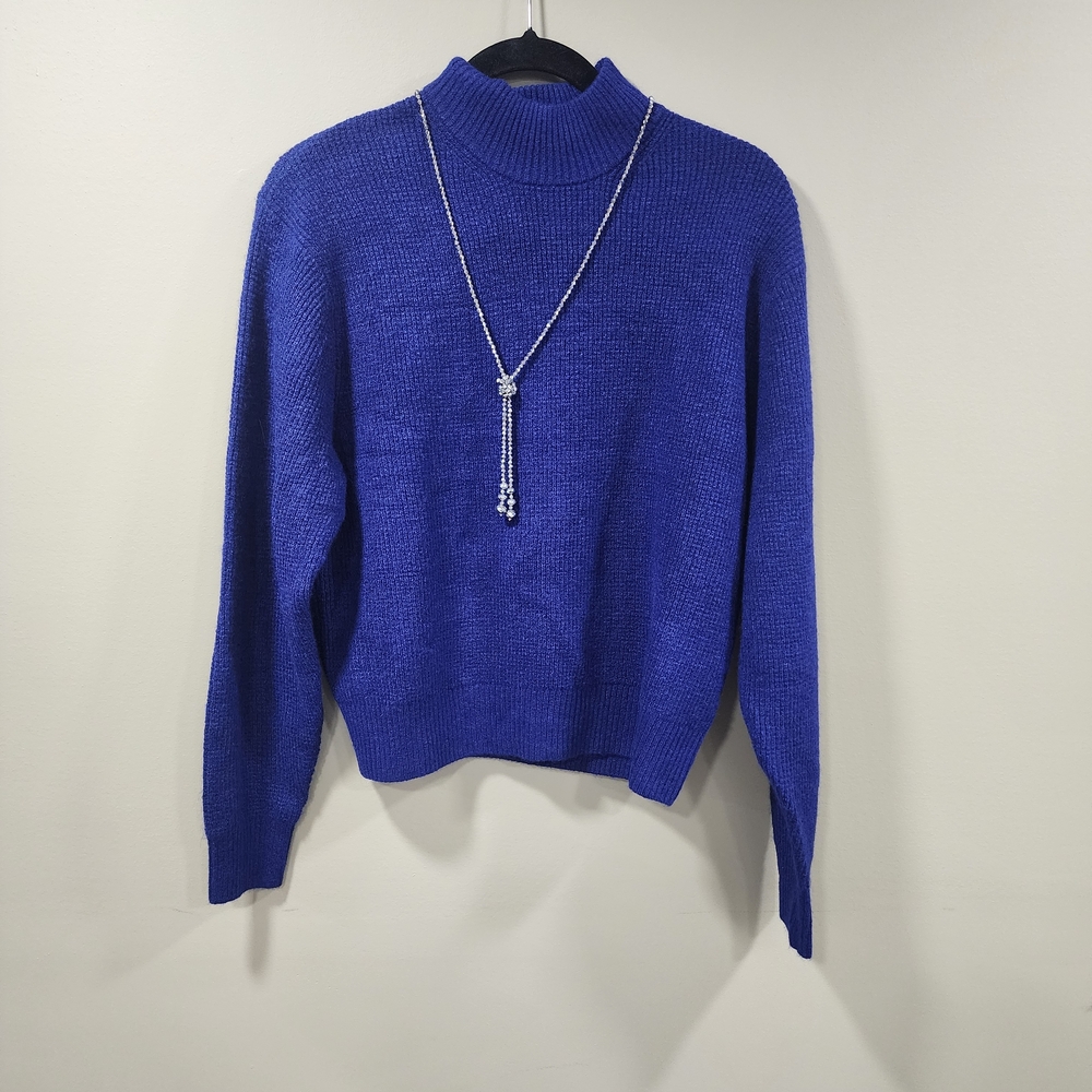 GAP Royal Blue Women's Turtleneck Sweater